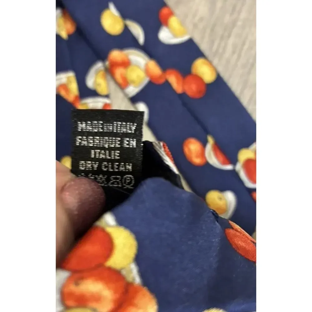Philadelphia Museum of Art Silk Tie Vintage Post-Impressionist Fruit Still Life